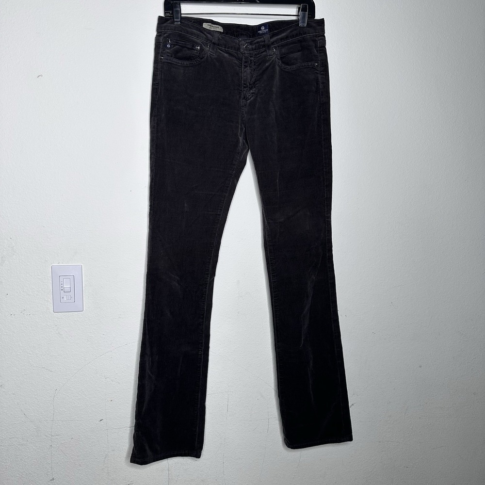 Adriano Goldschmied Corduroy Bootcut Pants Size 29 Brown Slim Stretch The Ballad - Picture 1 of 9